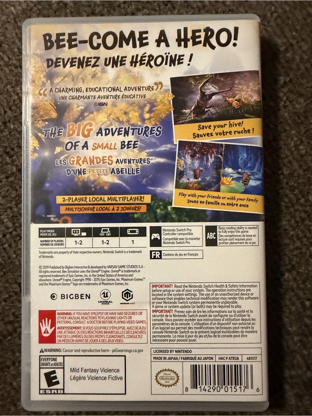 Nintendo Switch Bee Simulator - Picture 2 of 3
